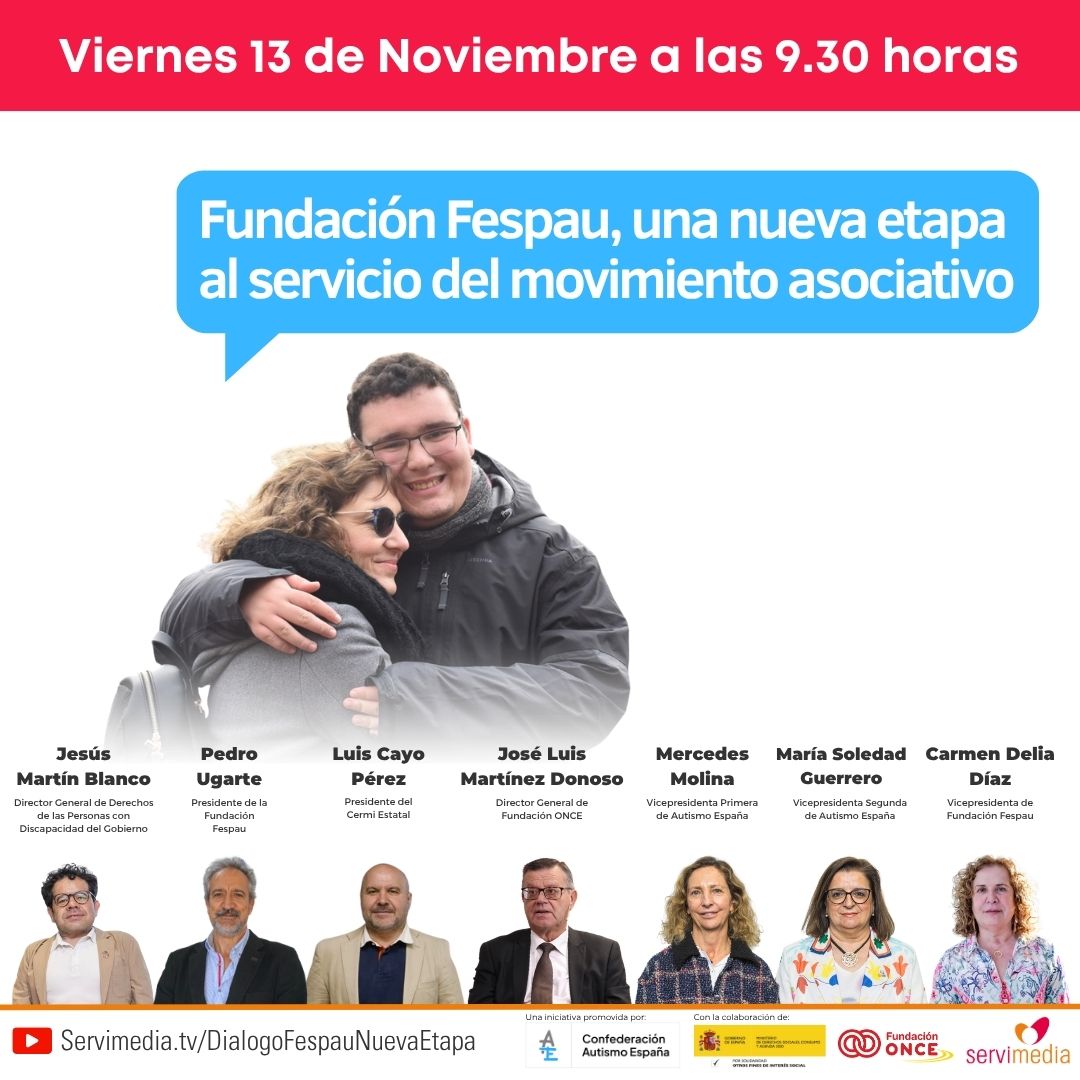 Cartel del evento Fundación Fespau, una nueva etapa al servicio del movimiento asociativo