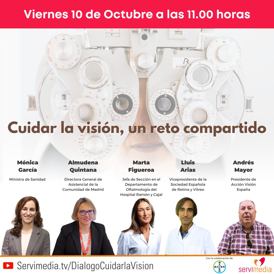 Cartel del Diálogo sobre Cuidar la Visión