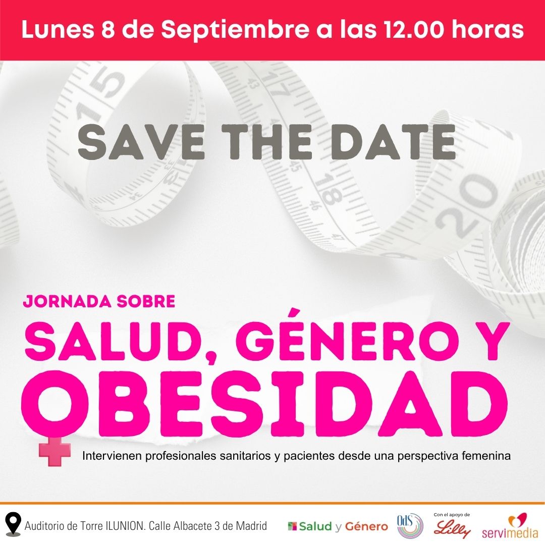Cartel de la jornada sobre 'Salud, género y obesidad'