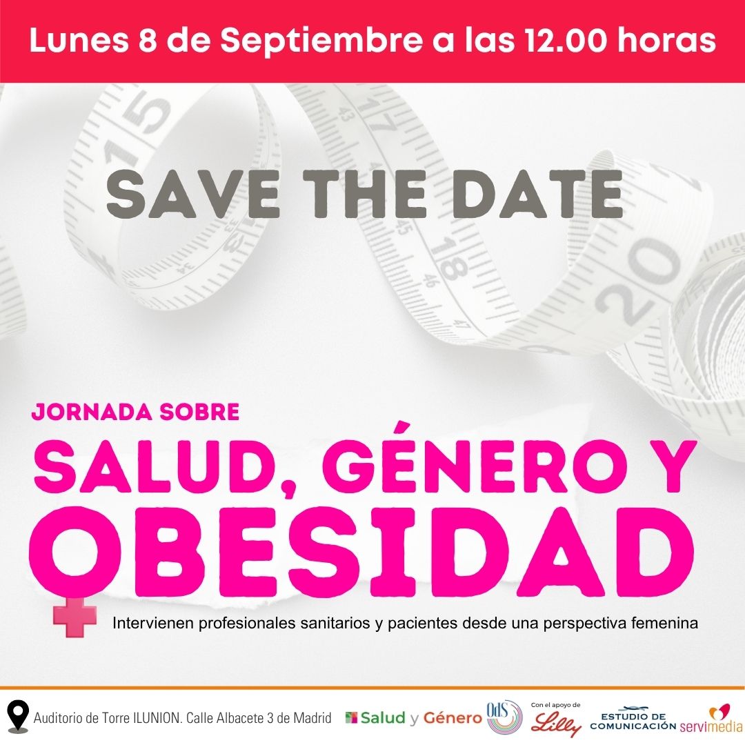 Cartel de la jornada sobre 'Salud, género y obesidad'