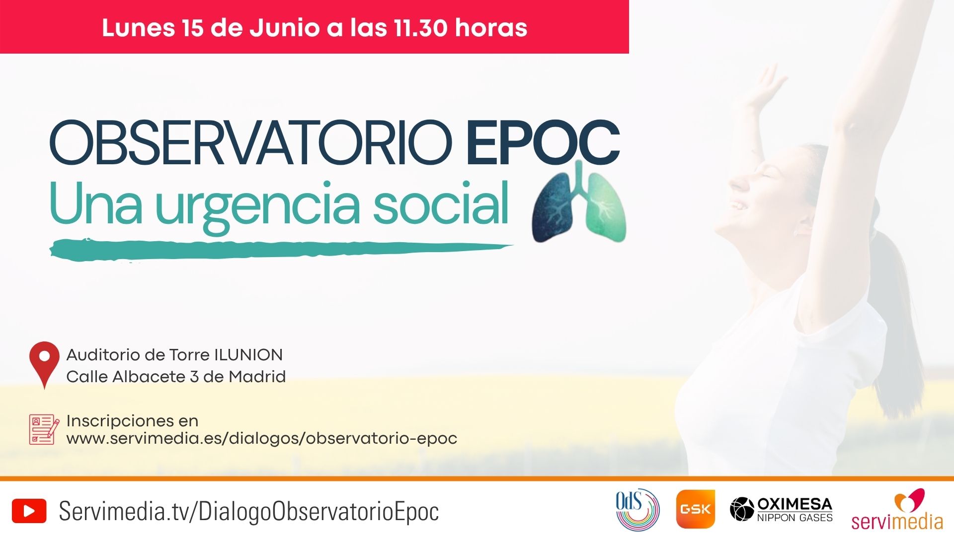 Cartel del diálogo sobre Observatorio Epoc