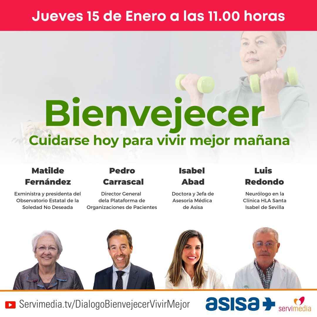Diálogo sobre 'Bienvejecer. Cuidarse hoy para vivir mejor mañana'
