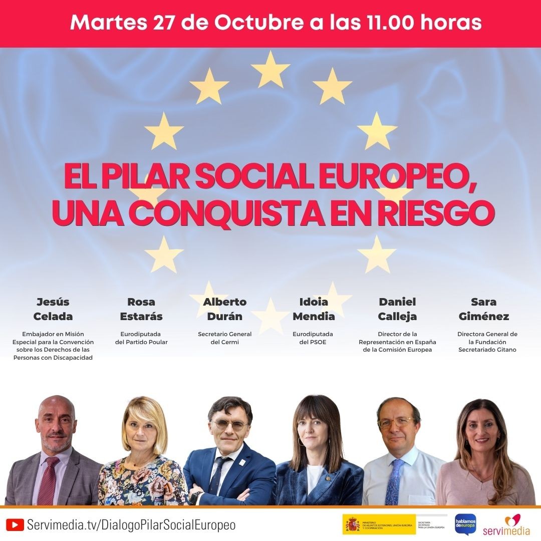 Diálogo sobre 'El pilar social europeo, una conquista en riesgo'