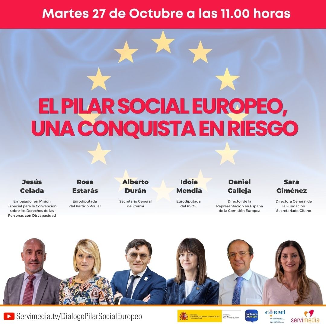 Diálogo sobre 'El pilar social europeo, una conquista en riesgo'