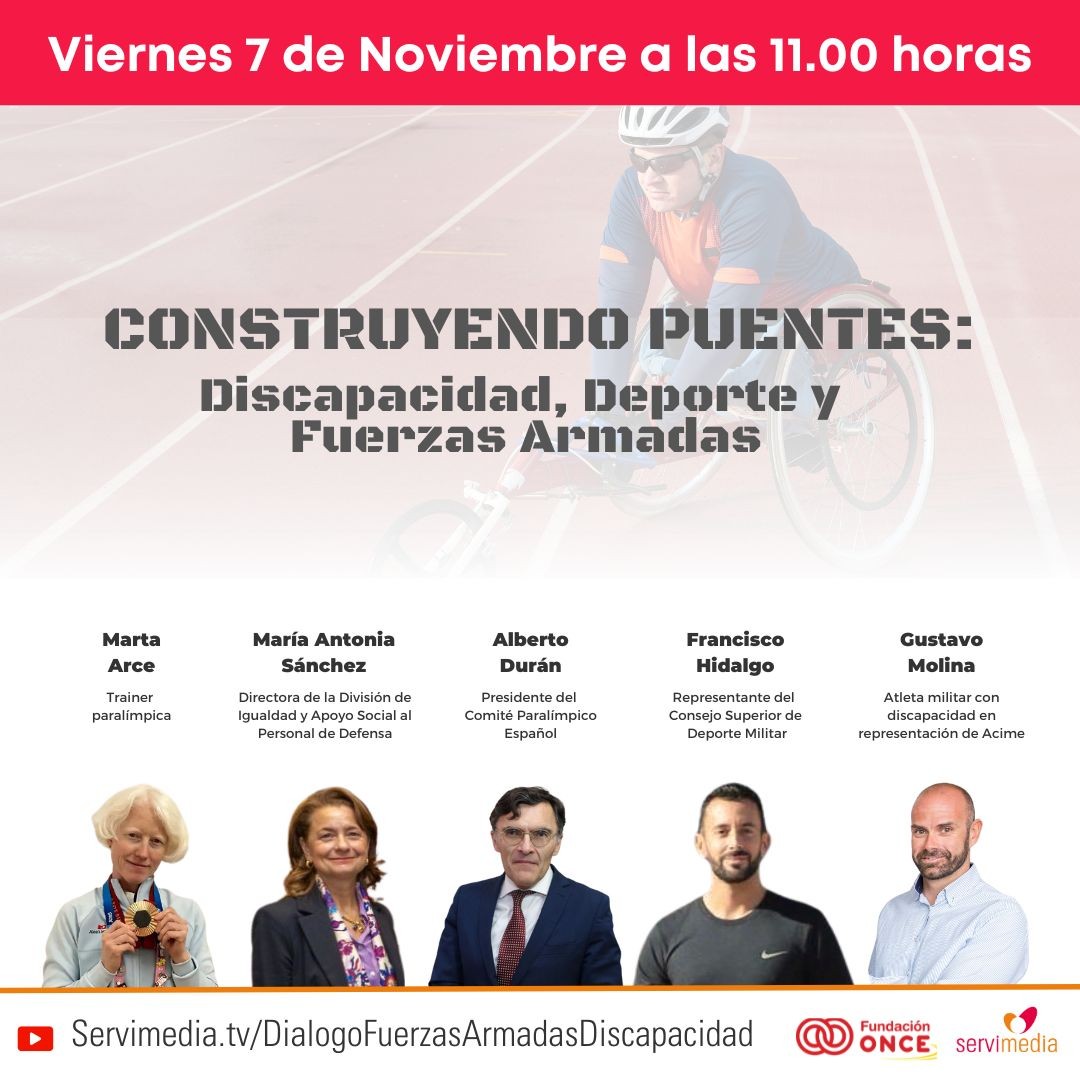 Diálogo 'Construyendo puentes: Discapacidad, Deporte y Fuerzas Armadas'