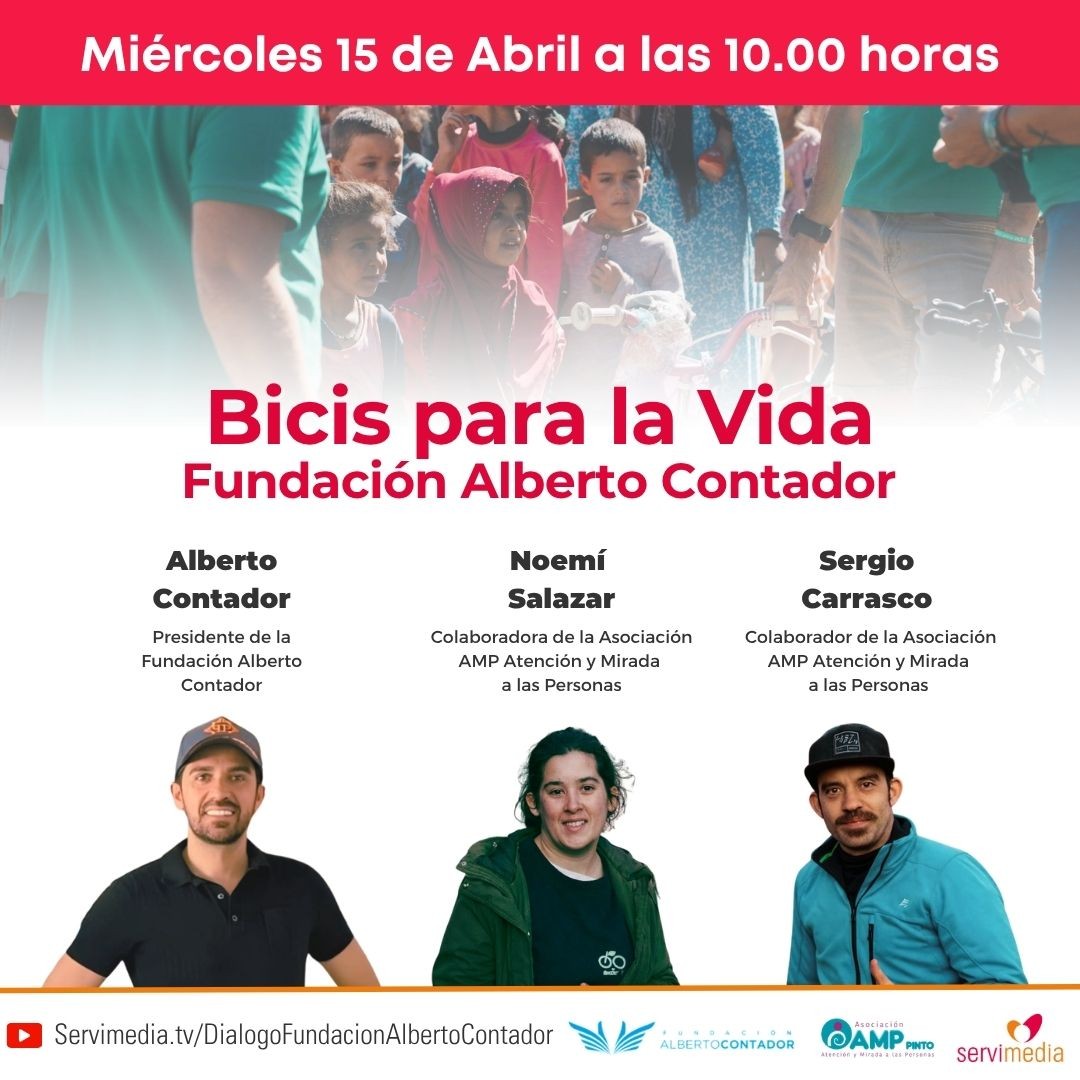 Diálogo 'Bicis para la Vida de la Fundación Alberto Contador'