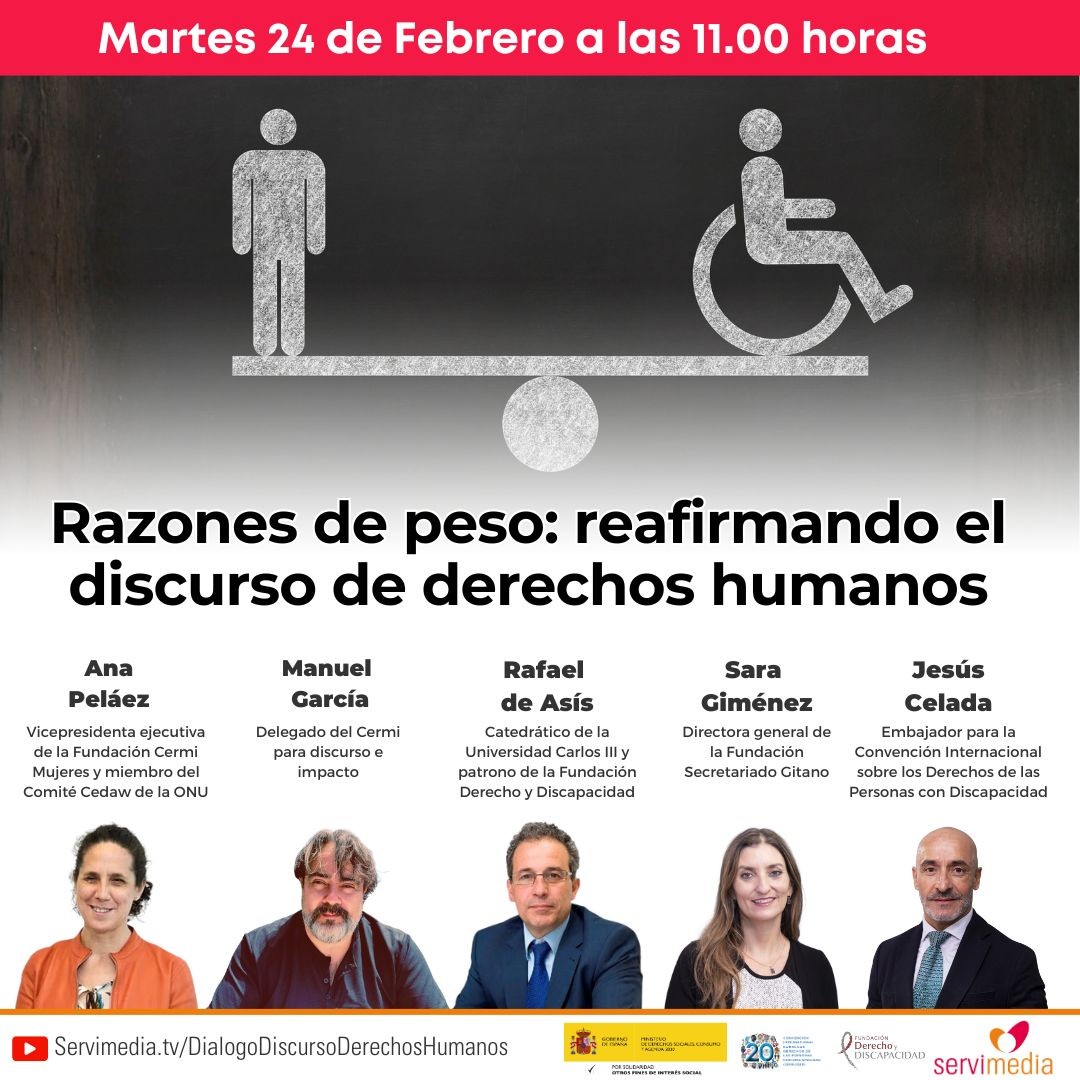 Diálogo 'Razones de peso: reafirmando el discurso de derechos humanos'