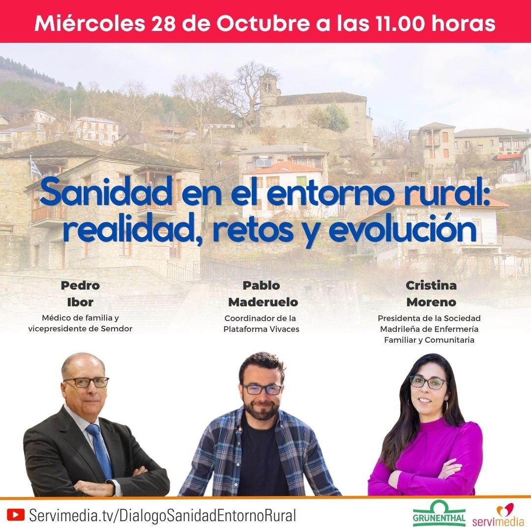 Diálogo sobre la 'Sanidad en el entorno rural: realidad, retos y evolución'