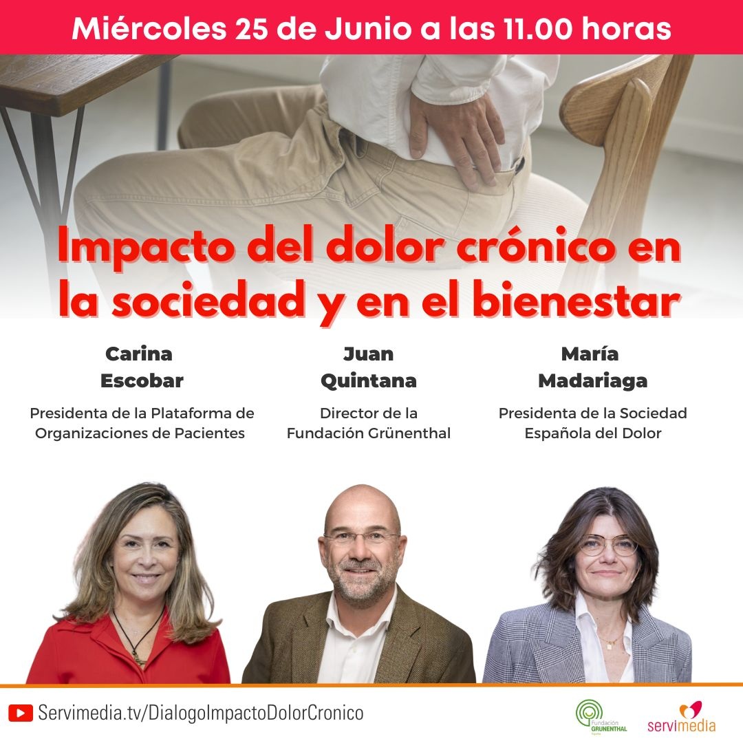 Diálogo sobre el 'Impacto del dolor crónico en la sociedad y en el bienestar'