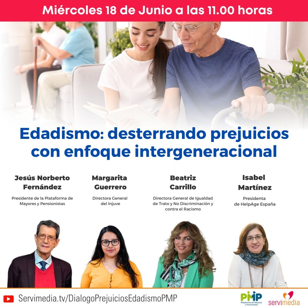 Diálogo sobre 'Edadismo: desterrando prejuicios con enfoque intergeneracional'