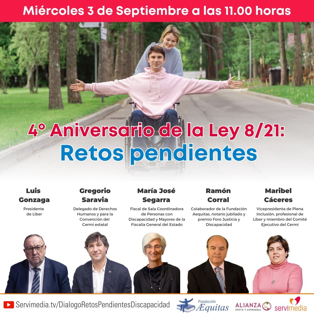 Diálogo sobre el '4º Aniversario de la Ley 8/21: Retos pendientes'