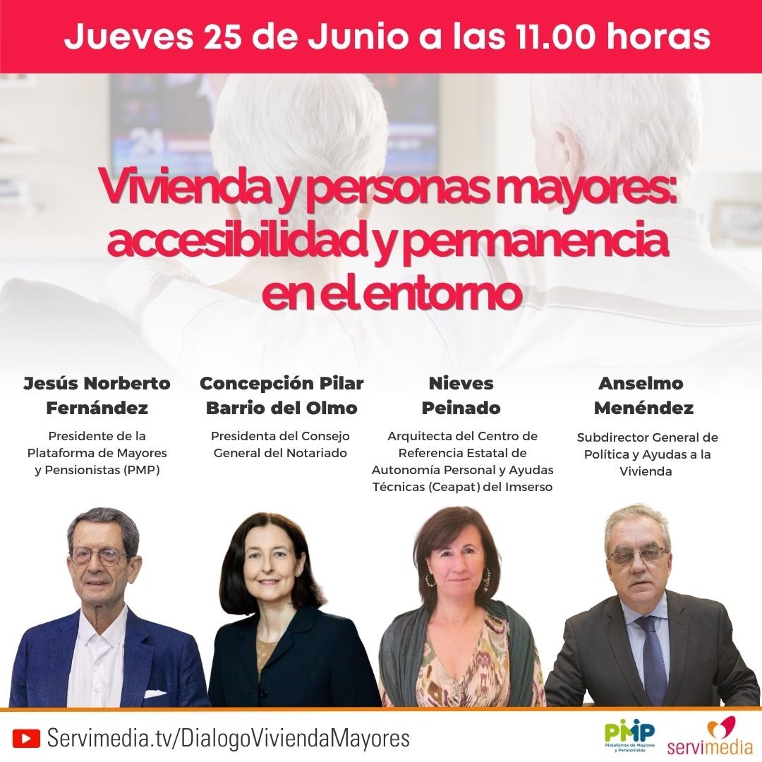 Diálogo sobre 'Vivienda y personas mayores: accesibilidad y permanencia en el entorno'