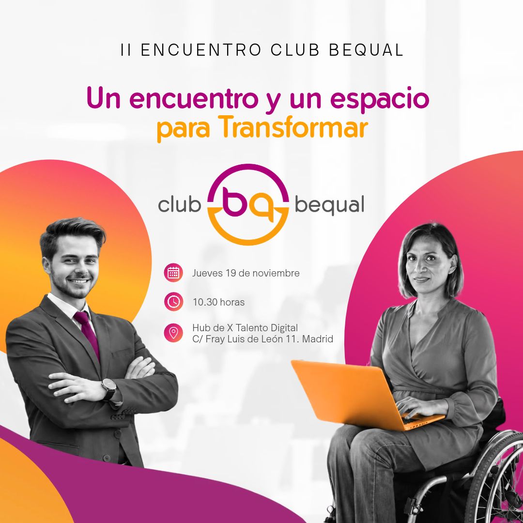 Cartel del Segundo Encuentro del Club Bequal