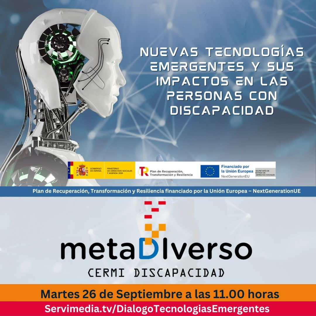 Diálogo sobre las Nuevas tecnologías emergentes y sus impactos en las personas con discapacidad