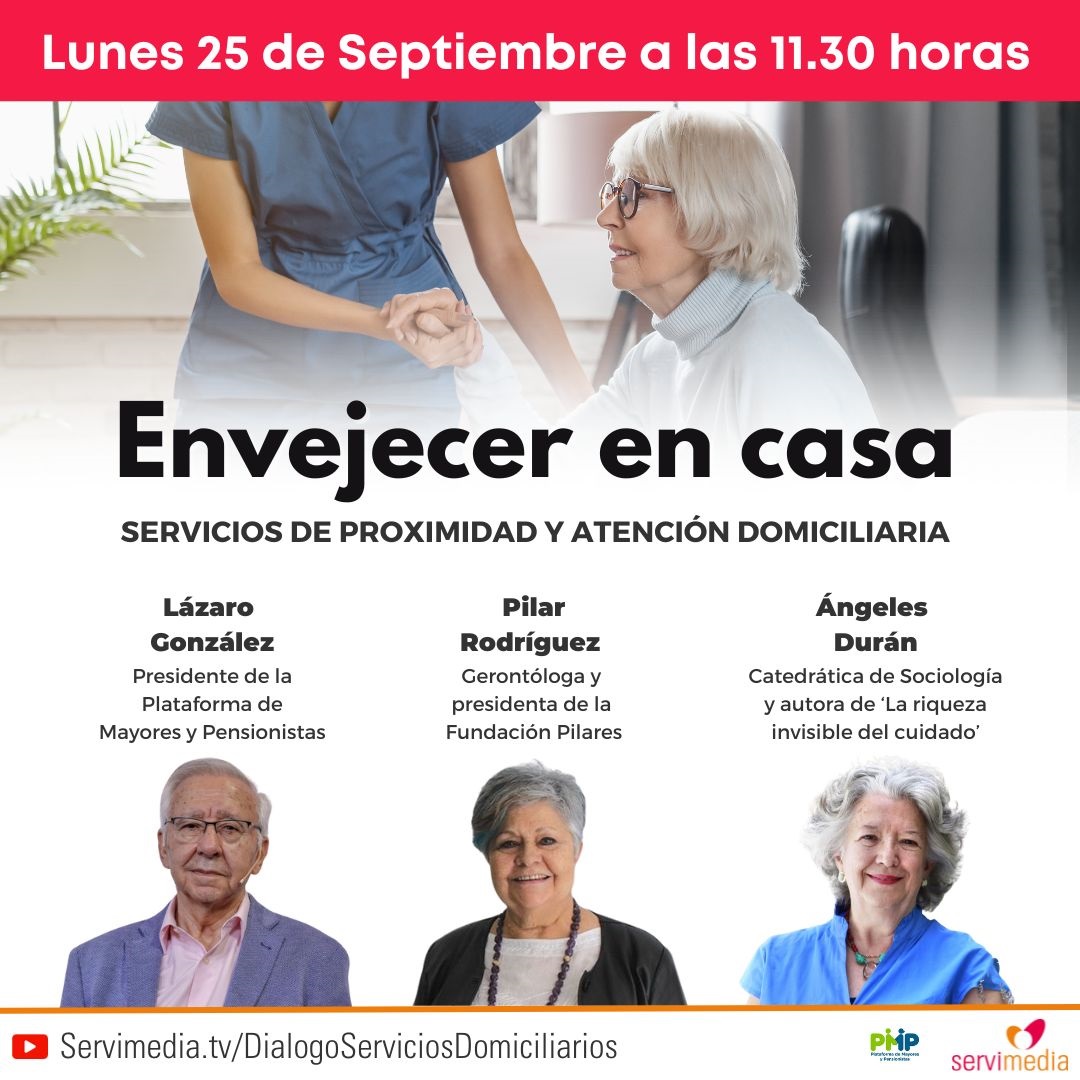 Diálogo sobre Envejecer en casa: servicios de proximidad y atención domiciliaria