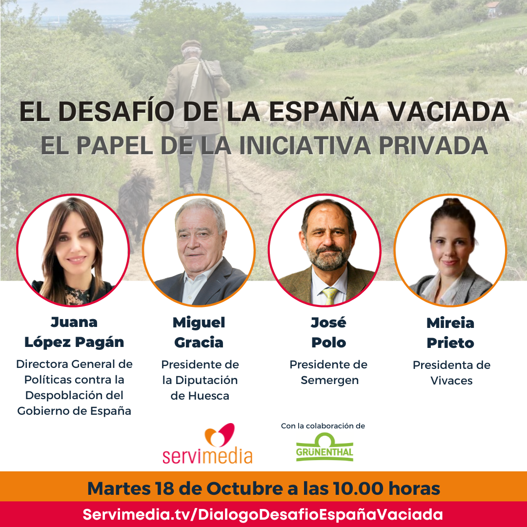 Cartel del Diálogo sobre el Desafío de la España vaciada