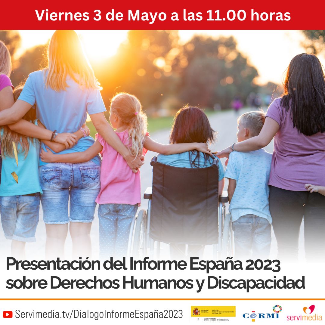 Cartel de la presentación del Informe España 2023