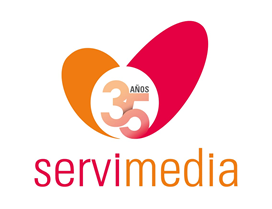 Logotipo Servimedia 35 años.